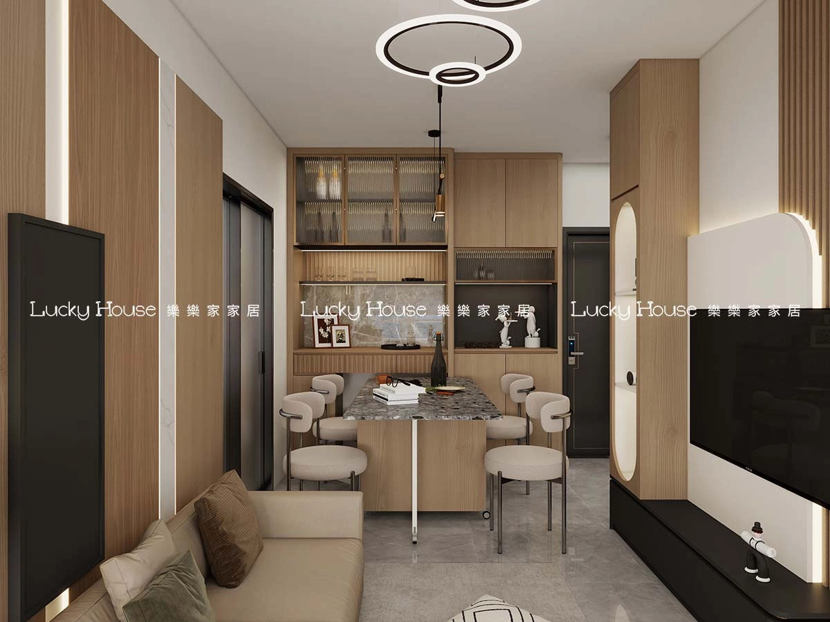 公屋擁有私樓質感-翔東邨 332 呎精緻大變身