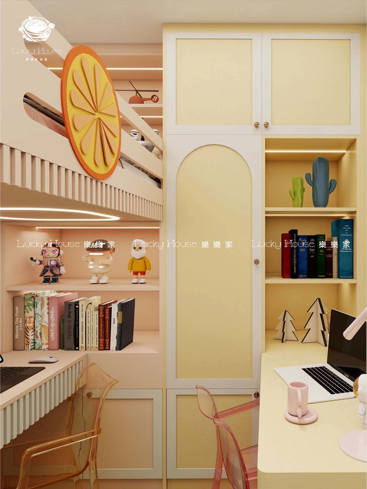 兒童房 三人共夢&功能樣樣齊