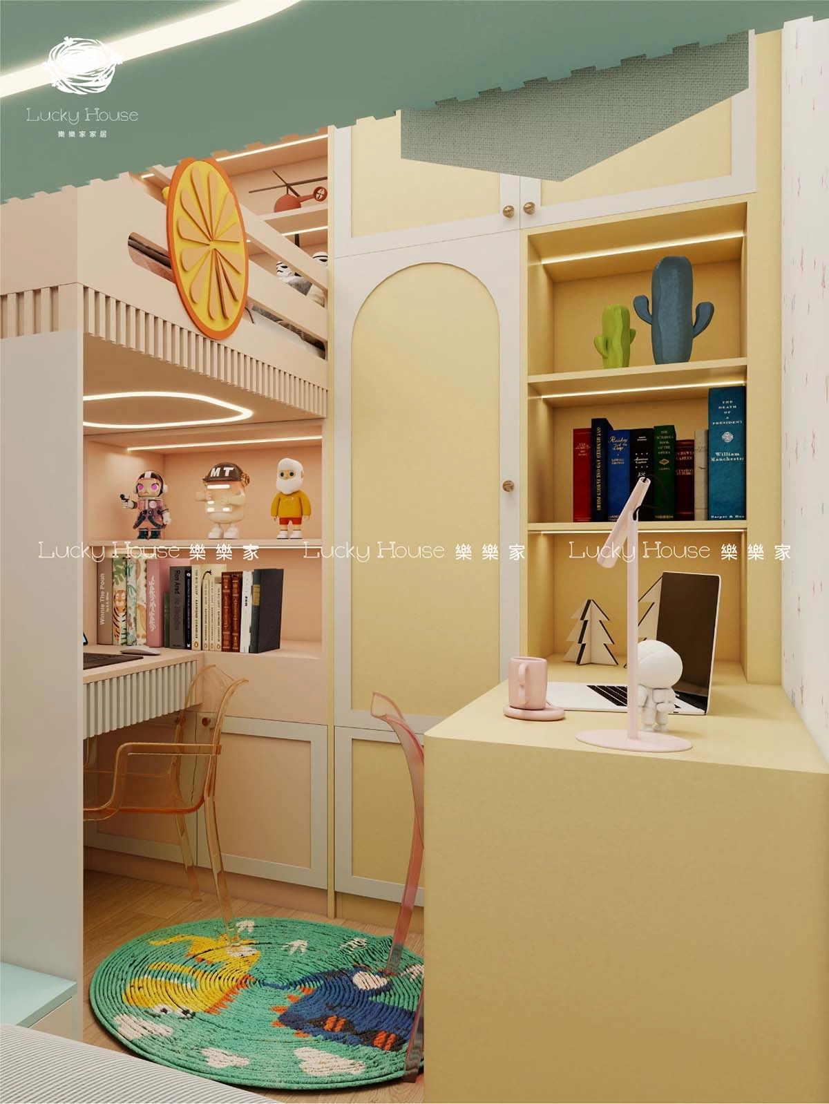 兒童房 三人共夢&功能樣樣齊