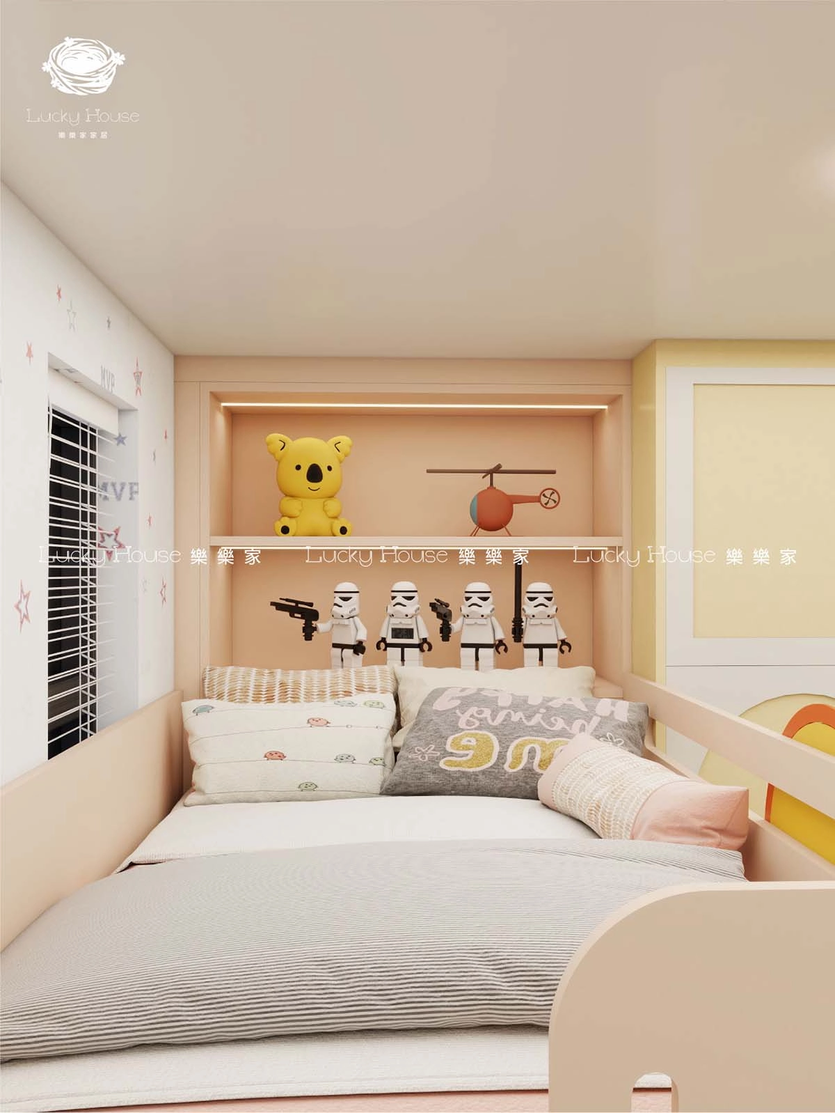 兒童房 三人共夢&功能樣樣齊