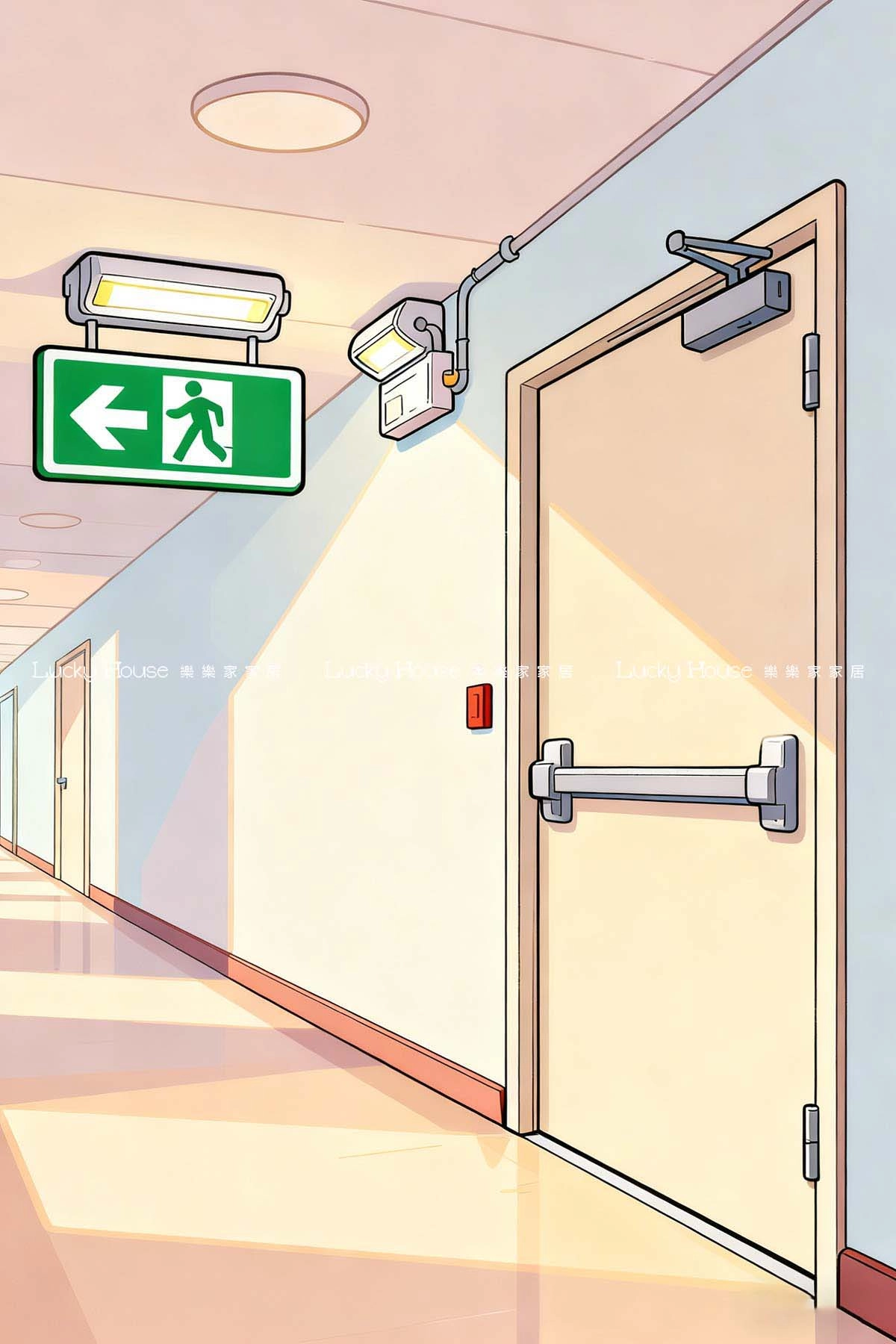 疏散通道與避火層正確使用