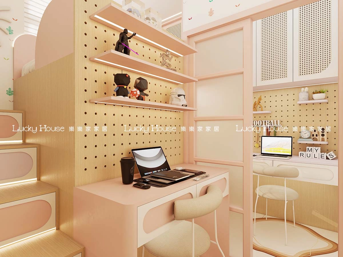 一房兩床隔斷設計技巧，小空間裡的雙獨立領域