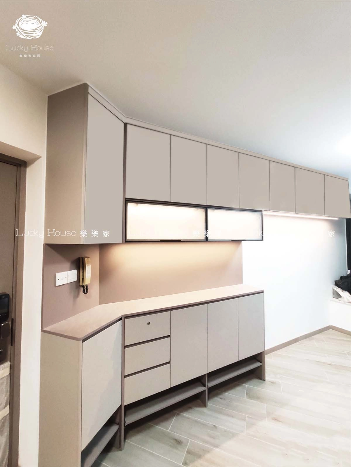 實例富蝶邨 空間感大增嘅原木風