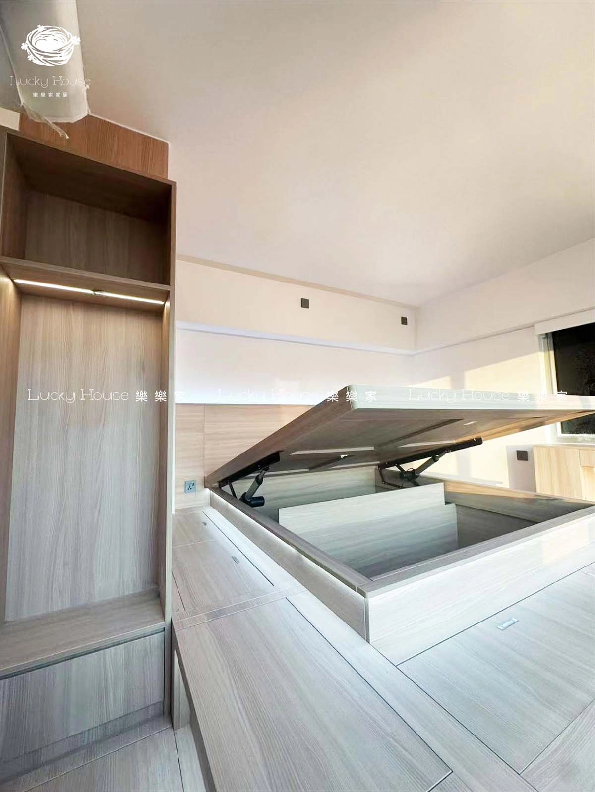 疊茵庭設計實圖-兩房一廳單位原木風通用設計