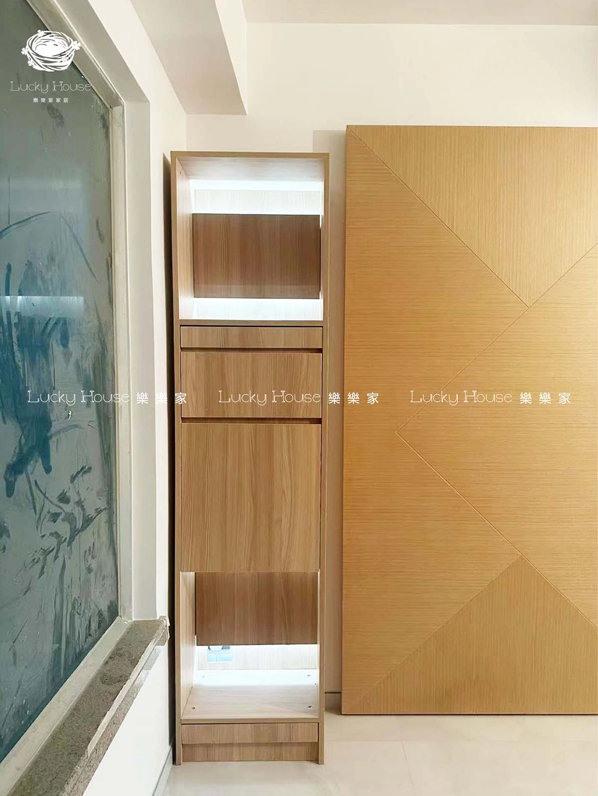 疊茵庭設計實圖-兩房一廳單位原木風通用設計