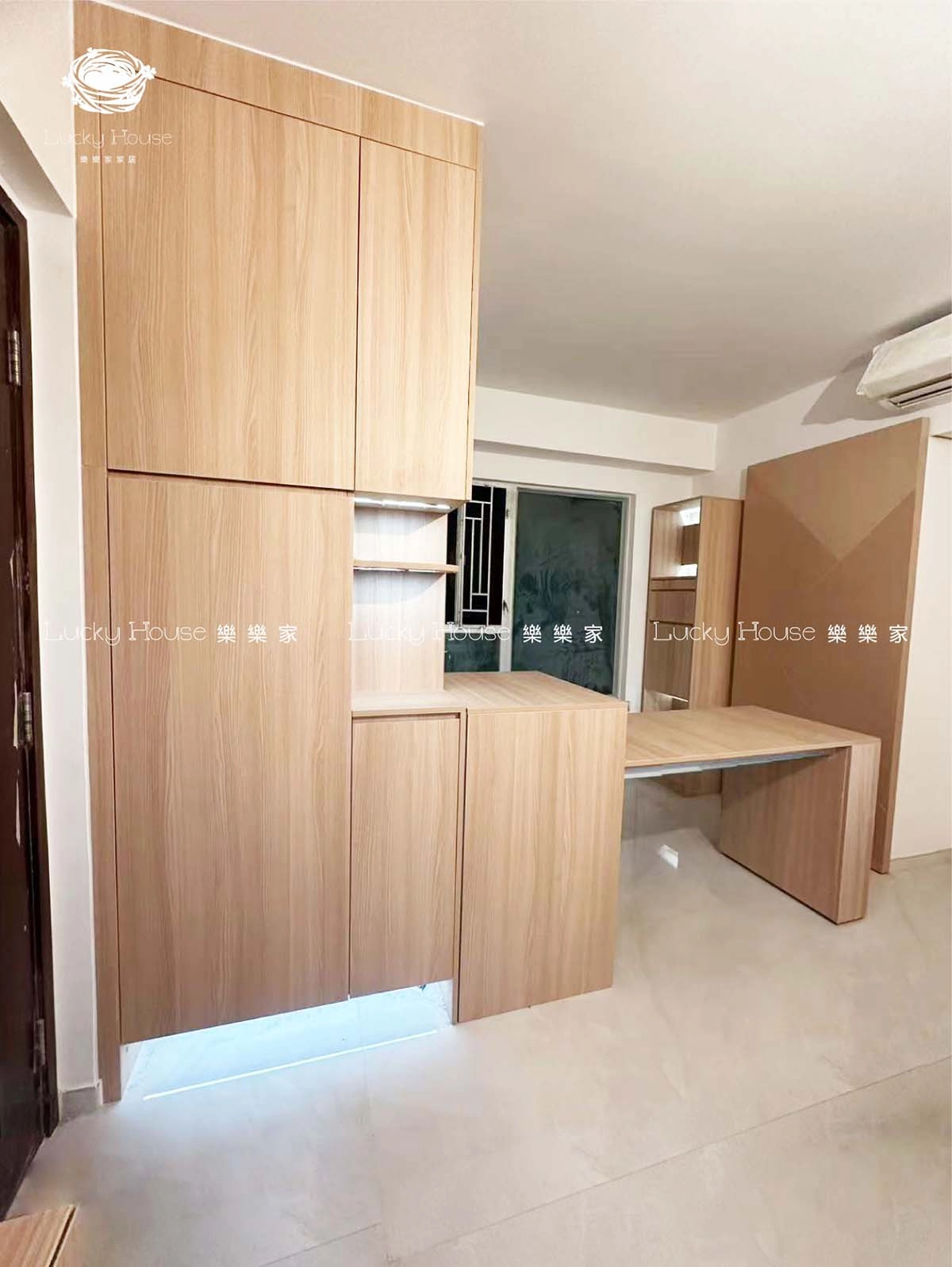 疊茵庭設計實圖-兩房一廳單位原木風通用設計