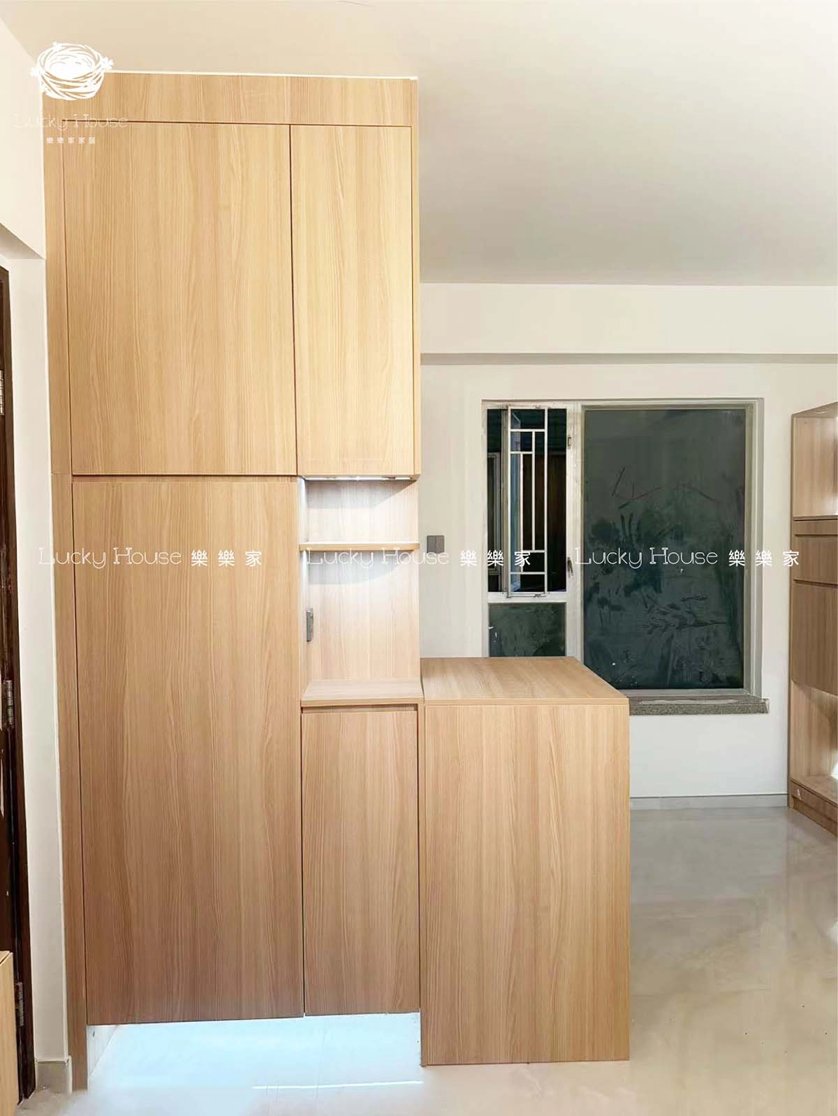 疊茵庭設計實圖-兩房一廳單位原木風通用設計