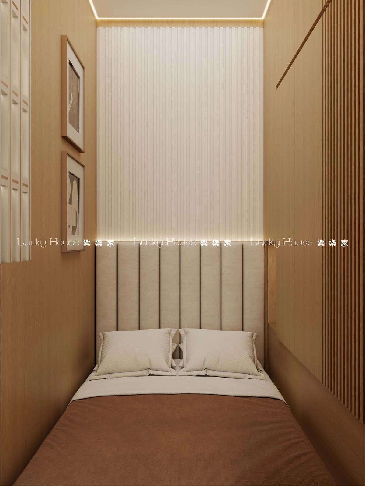 公屋設計實圖【翔東邨現代日式風廳間房單位設計通用案例】