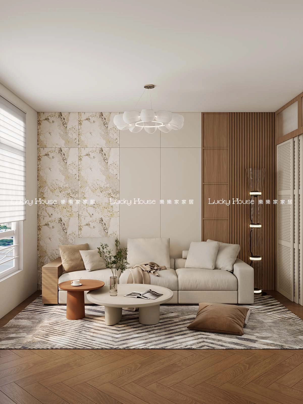 公屋設計實圖【曉茵邨1-2人單位現代風廳間房通用案例】