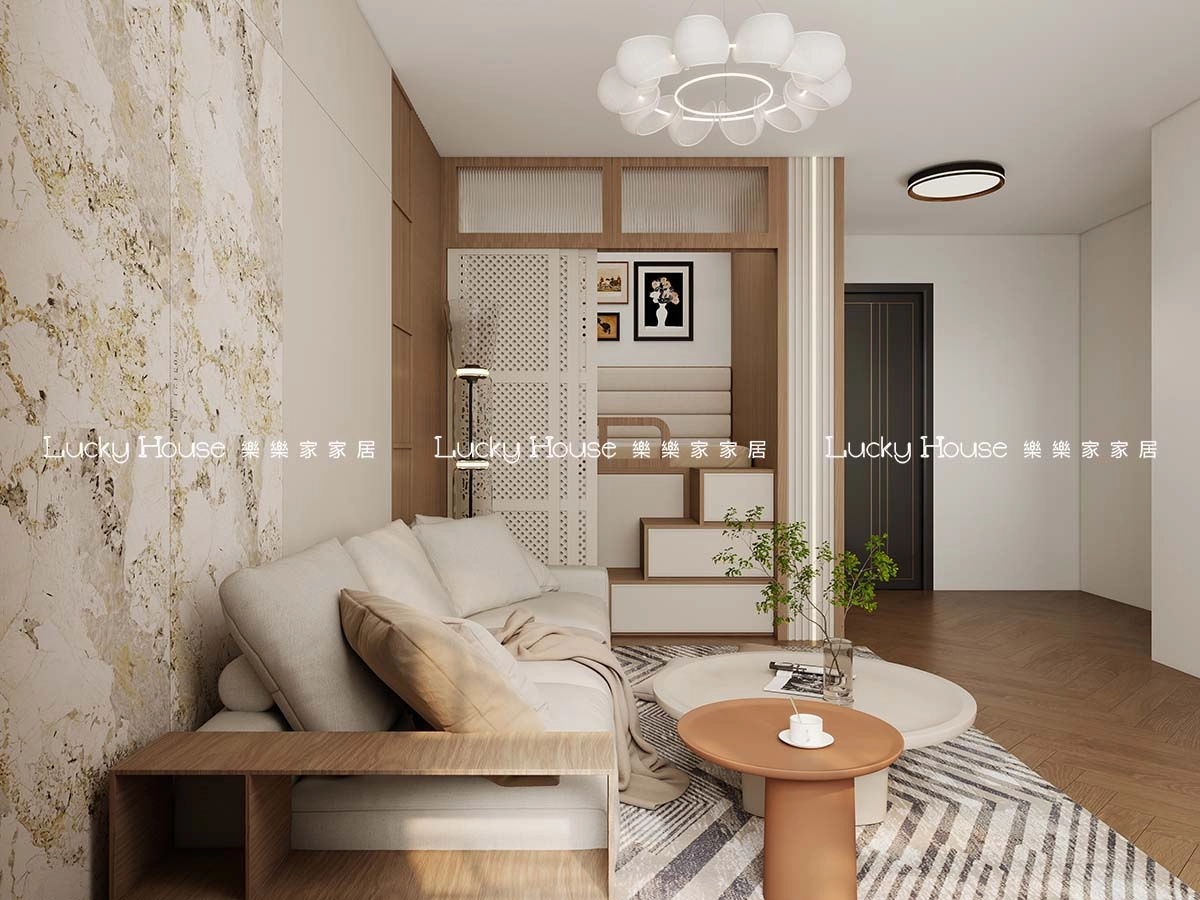 公屋設計實圖【曉茵邨1-2人單位現代風廳間房通用案例】